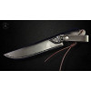ЧОРНА ПЕРЛИНА ніж ручної роботи майстра RUSLAN KNIVES, замовити купити в Україні, сталь N690™, 61 HRC кріо